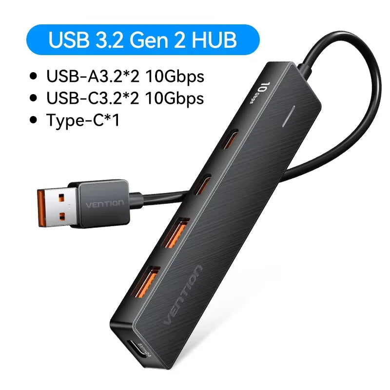 New Vention USB 3.2 Gen2 HUB