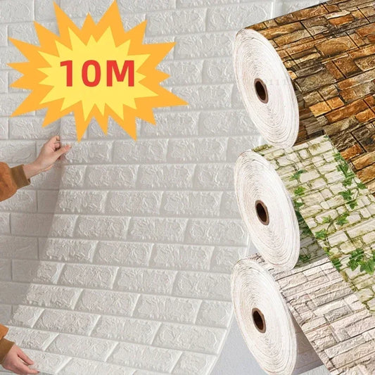 3D Self-Adhesive Wallpaper — Peel & Stick Wall Decor
