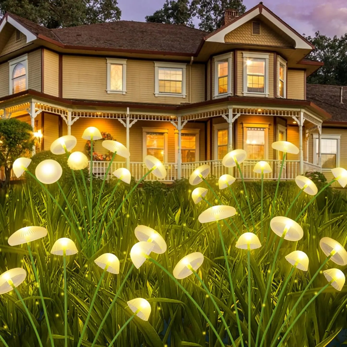 New Solar Garden Mushroom Lights