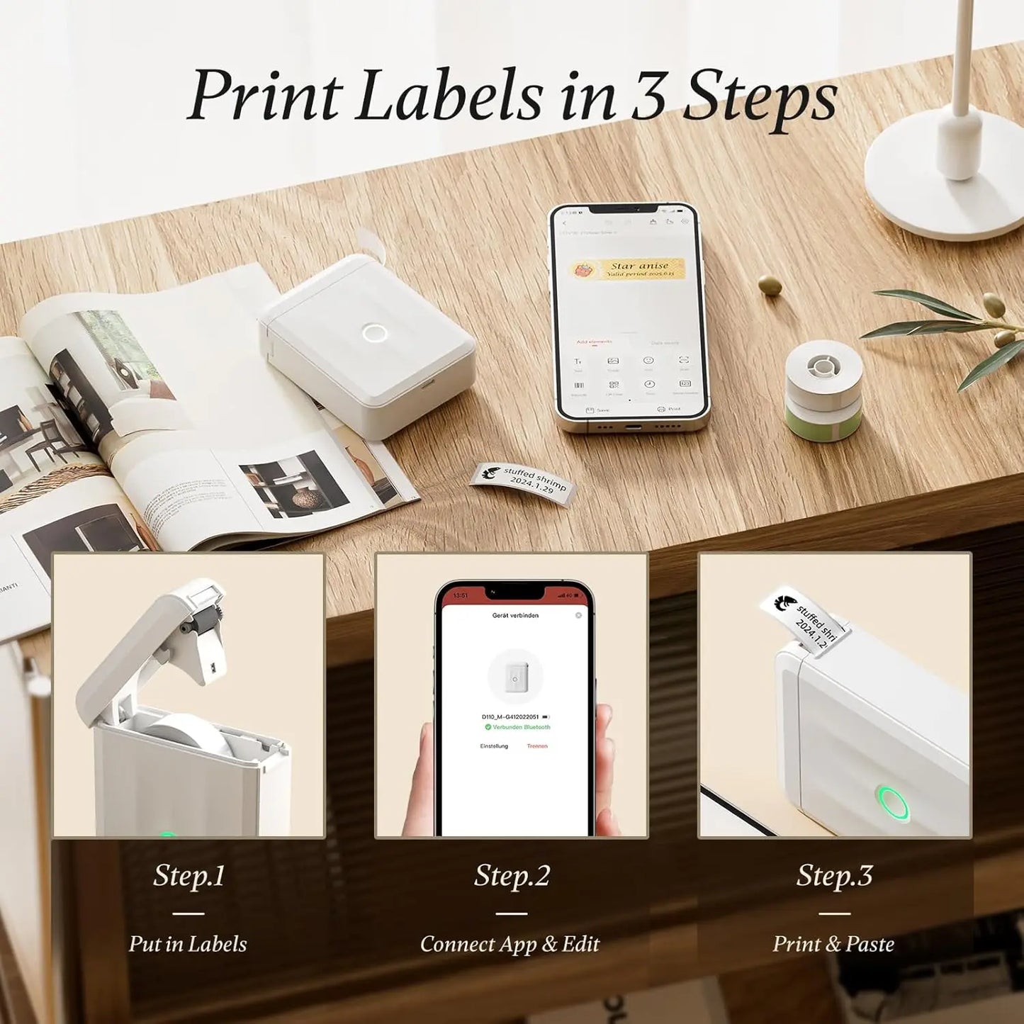 Niimbot D110 Smart Portable Label Printer