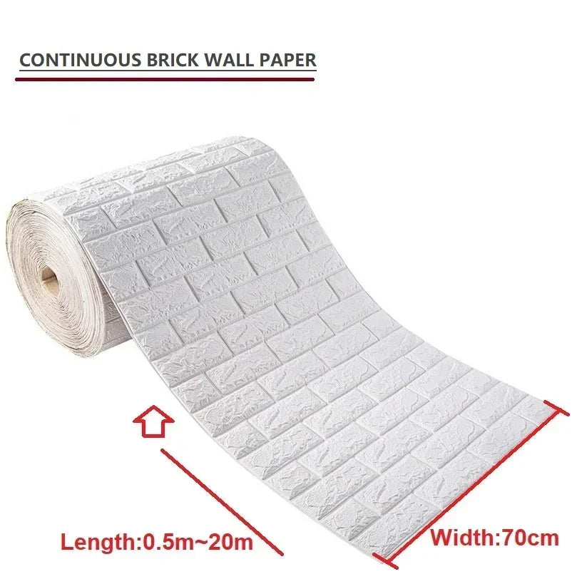 3D Self-Adhesive Wallpaper — Peel & Stick Wall Decor
