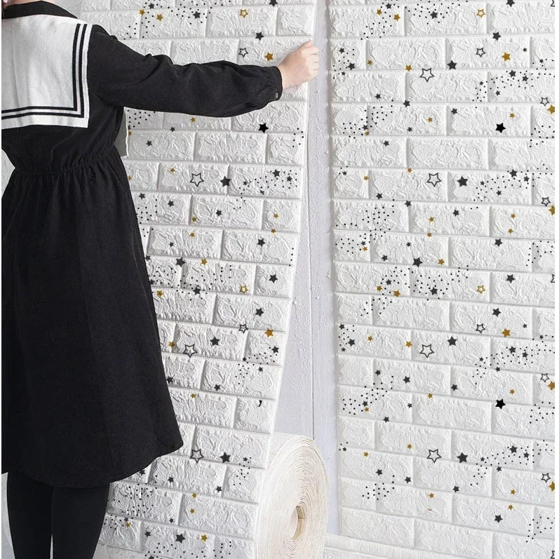 3D Self-Adhesive Wallpaper — Peel & Stick Wall Decor