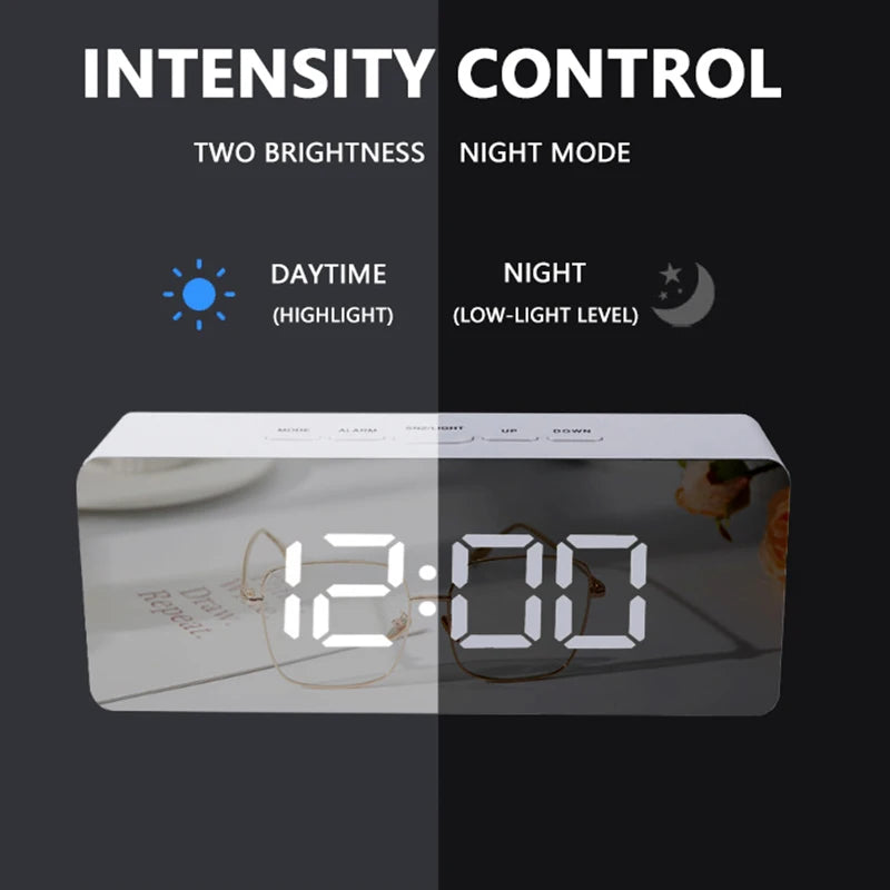 Digital Alarm LED Electronic Desktop Clock