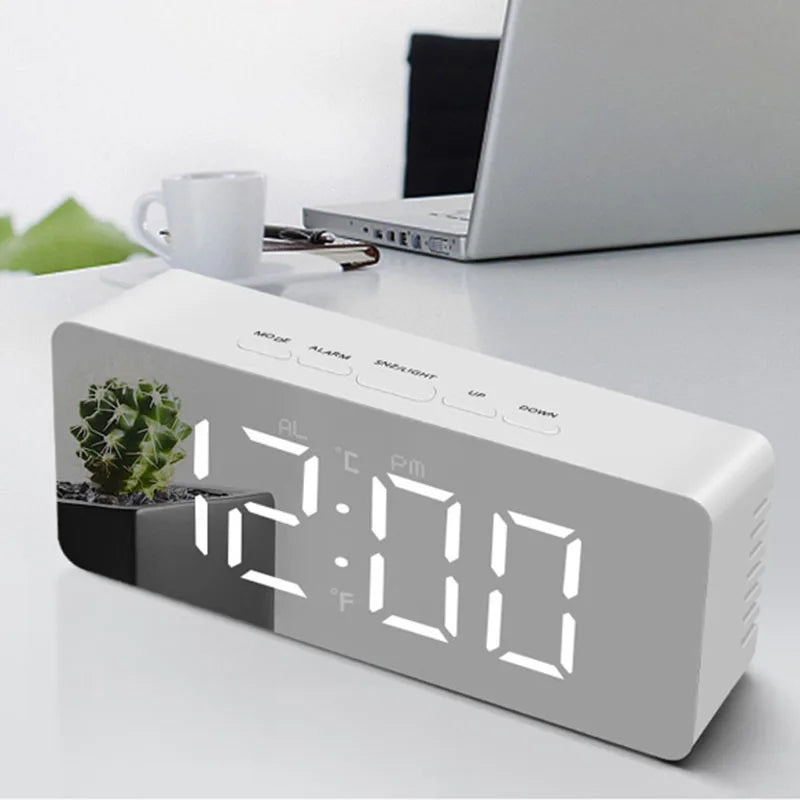 Digital Alarm LED Electronic Desktop Clock