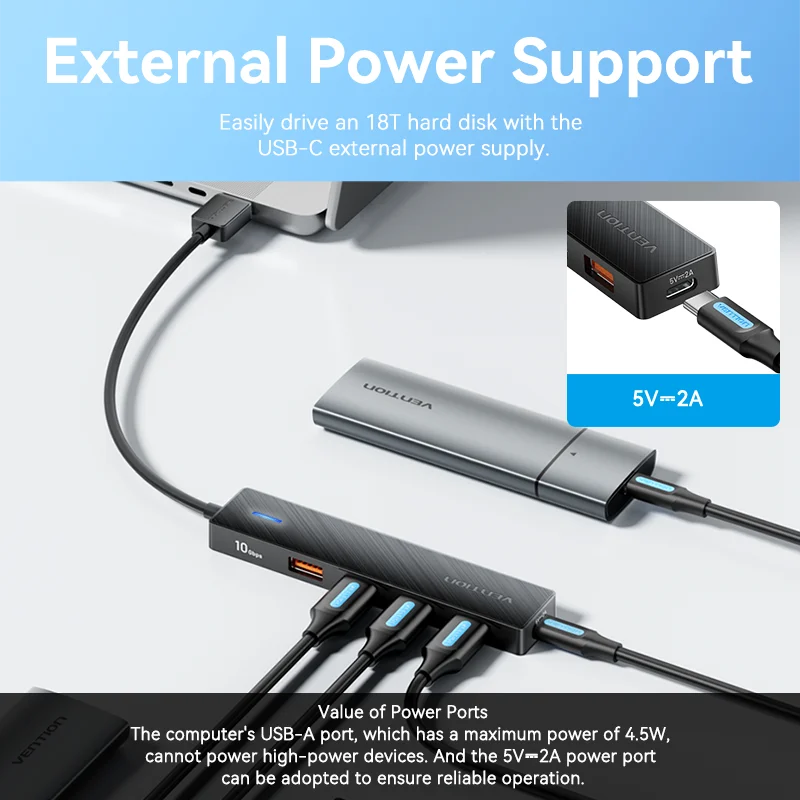 New Vention USB 3.2 Gen2 HUB