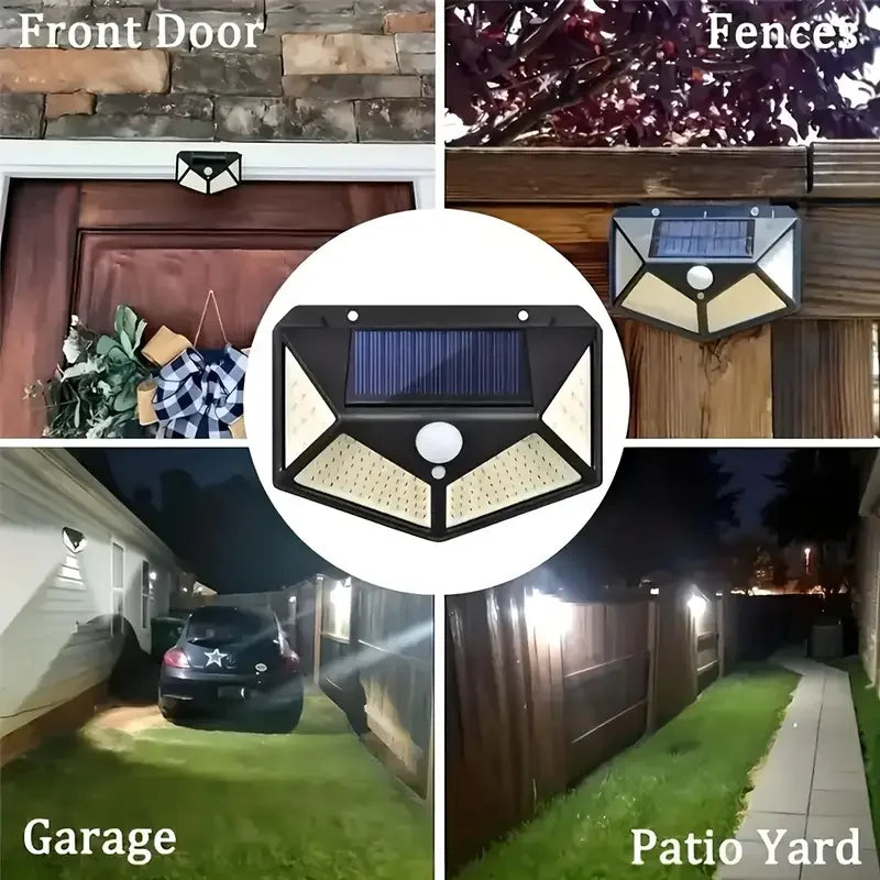 Outdoor Solar Patio Wall Light