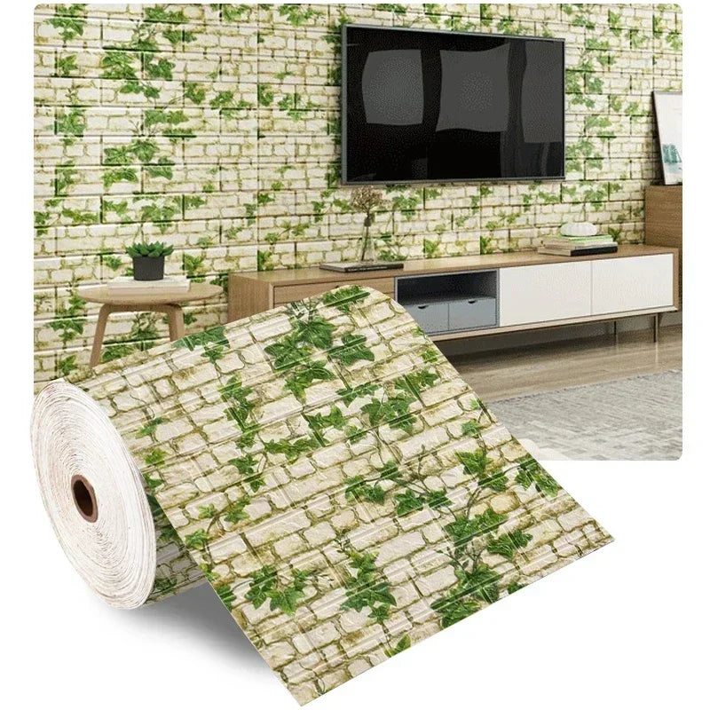 3D Self-Adhesive Wallpaper — Peel & Stick Wall Decor
