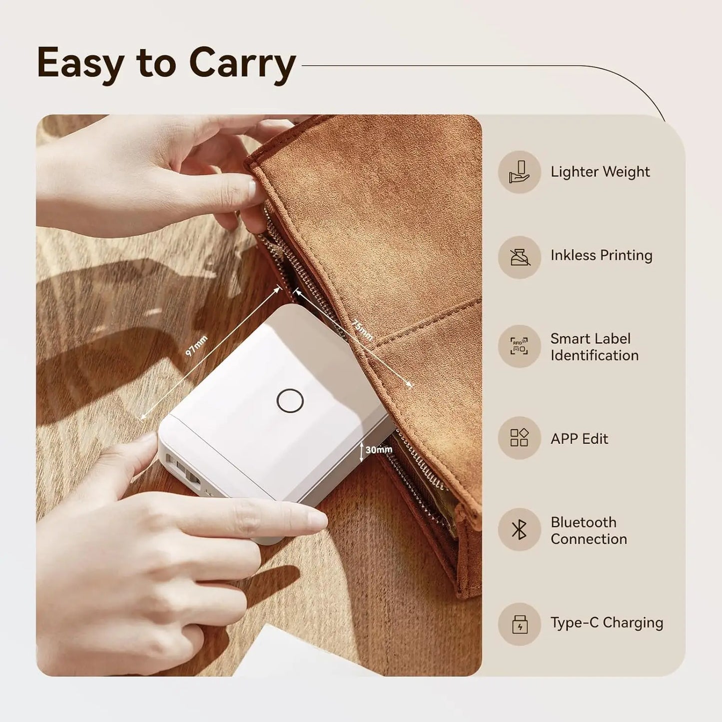 Niimbot D110 Smart Portable Label Printer